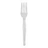 Dixie, Heavy-weight Polystyrene Disposable Plastic Forks, Clear