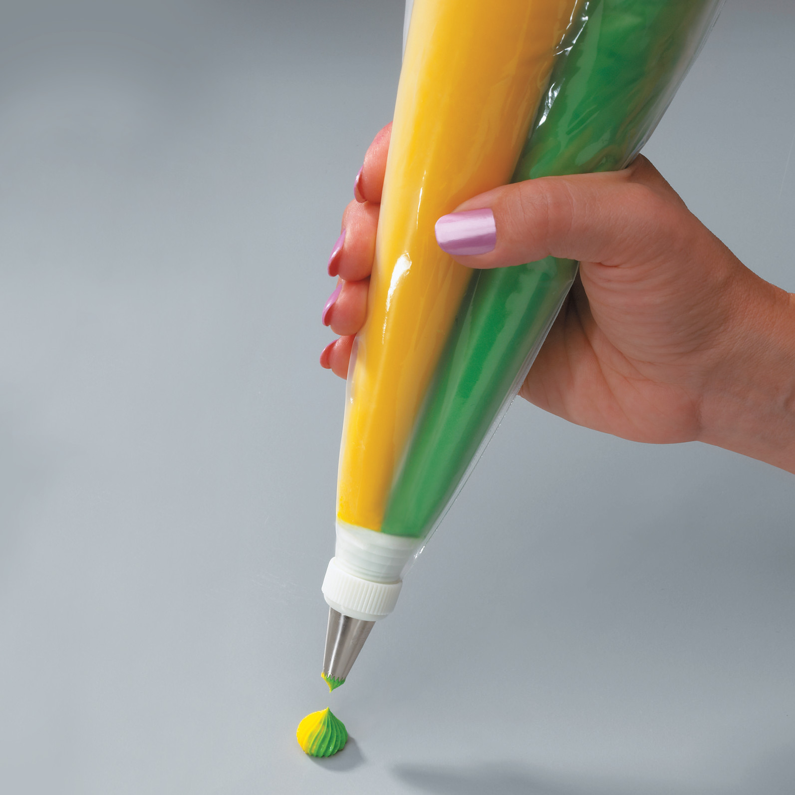 Disposable 18 2 Color Pastry Bags DecoPac