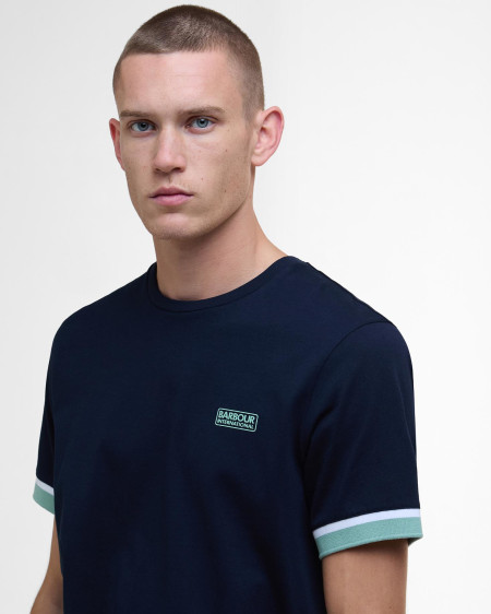 Deep Cuff Evan Tipped T-Shirt