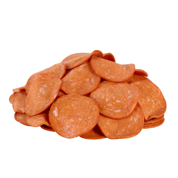 JENNIE-O(r) Pepperoni Style Seasoned Turkey 15 Slices Per Ounce, 8pc . C1C0 - Front Center Out of Package (Hi Res)