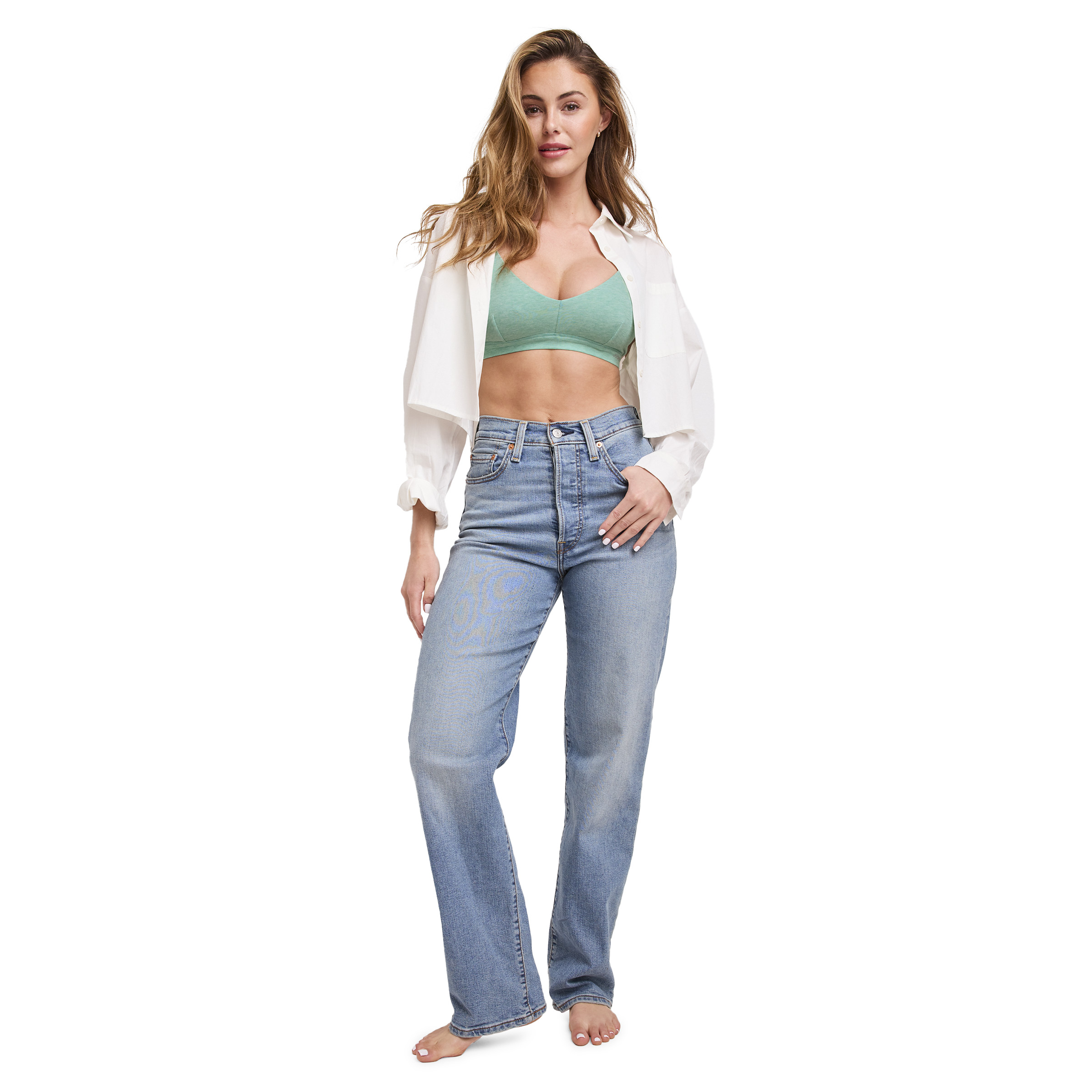 Jockey Women's Organic Cotton Stretch Triangle Bralette - Picture 39 of 47