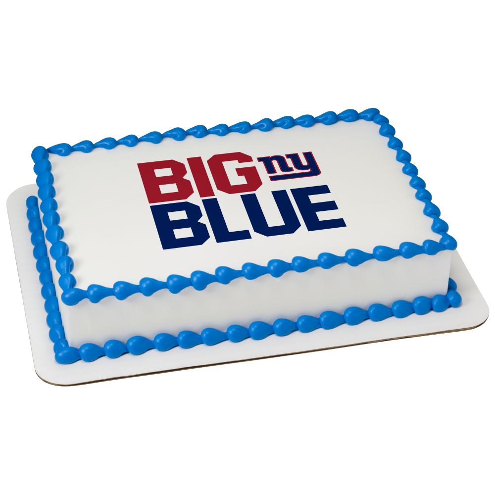 Image Cake NFL New York Giants Big NY Blue