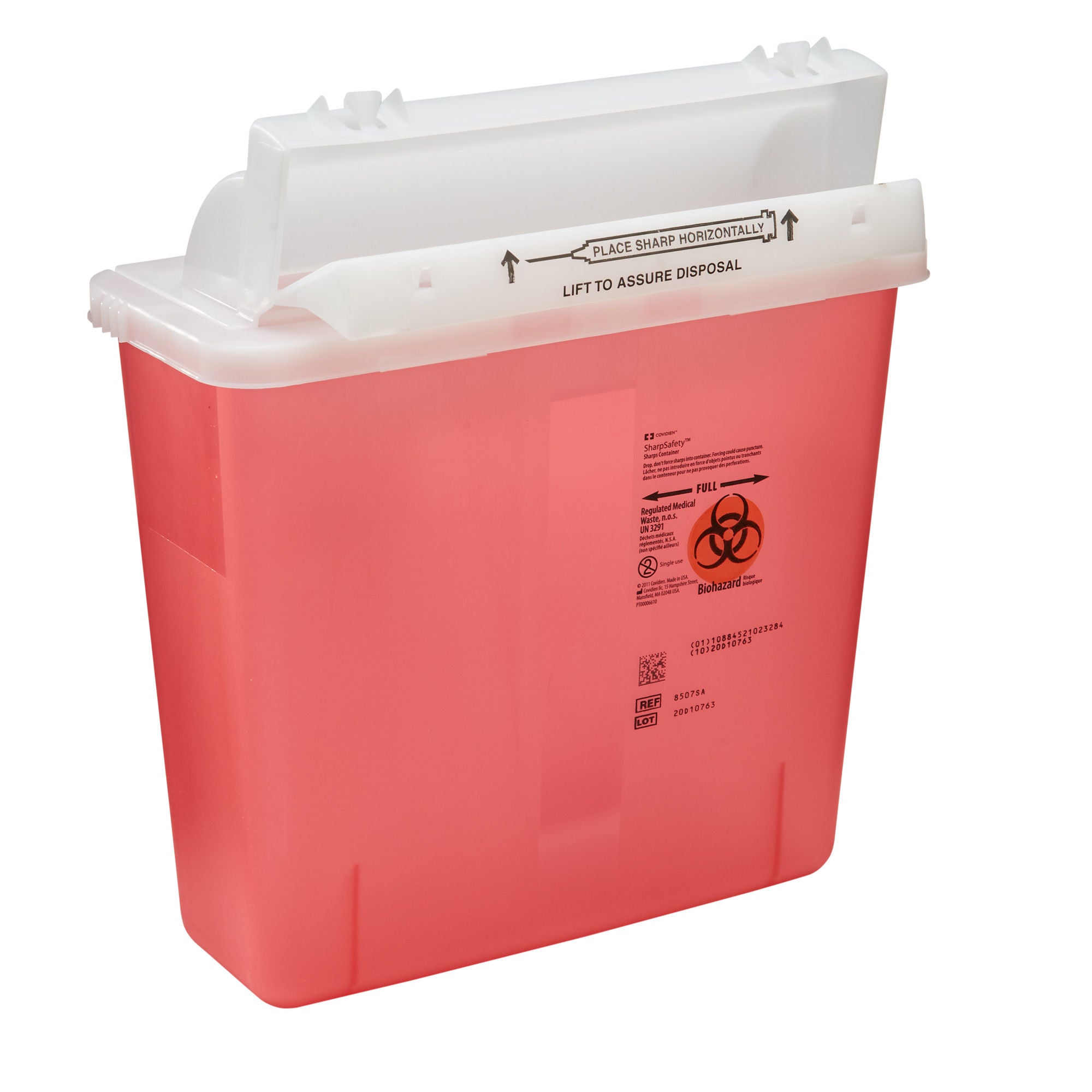 SharpStar™ In-Room™ Sharps Container, 1.25 Gallon, 12.5 x 5.5 x 10.75 Inch