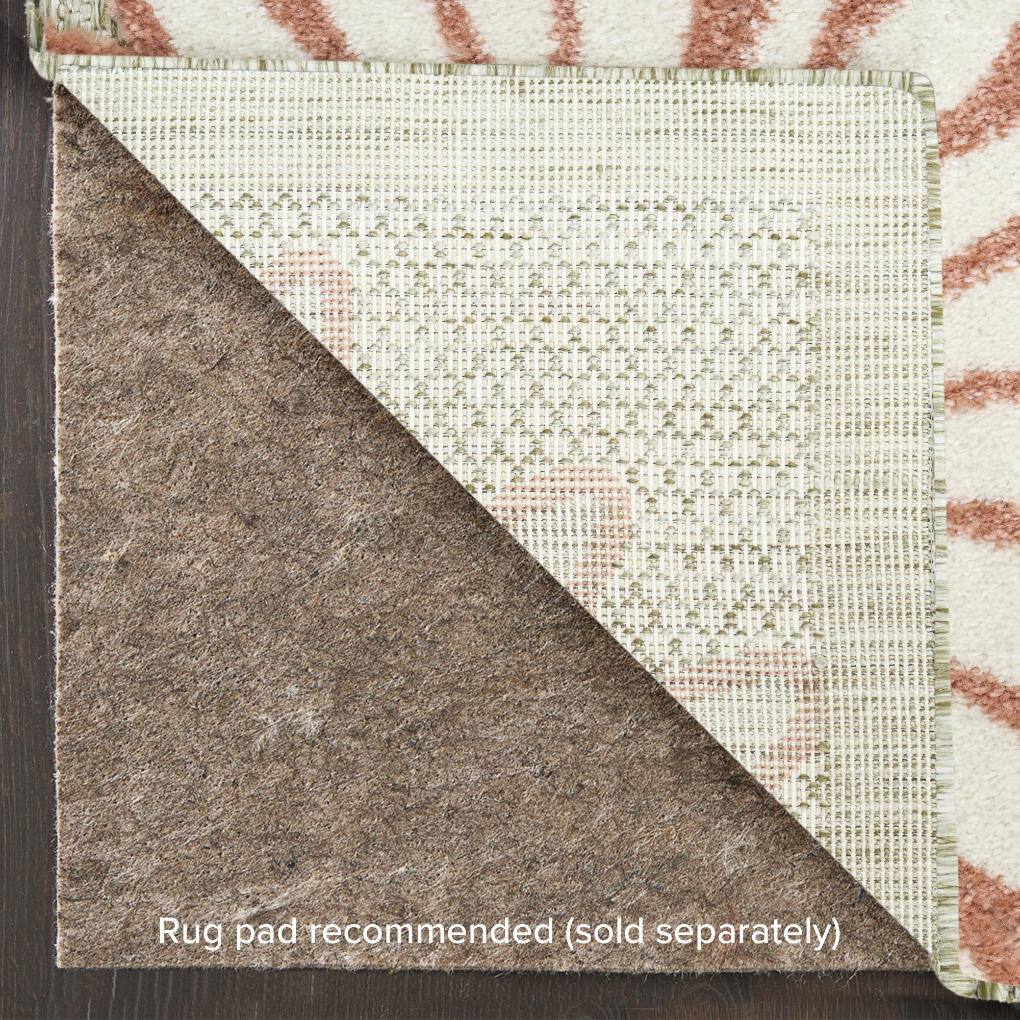 Nourison Aloha 7'10" x 10'6" Sage Rose Outdoor Rug