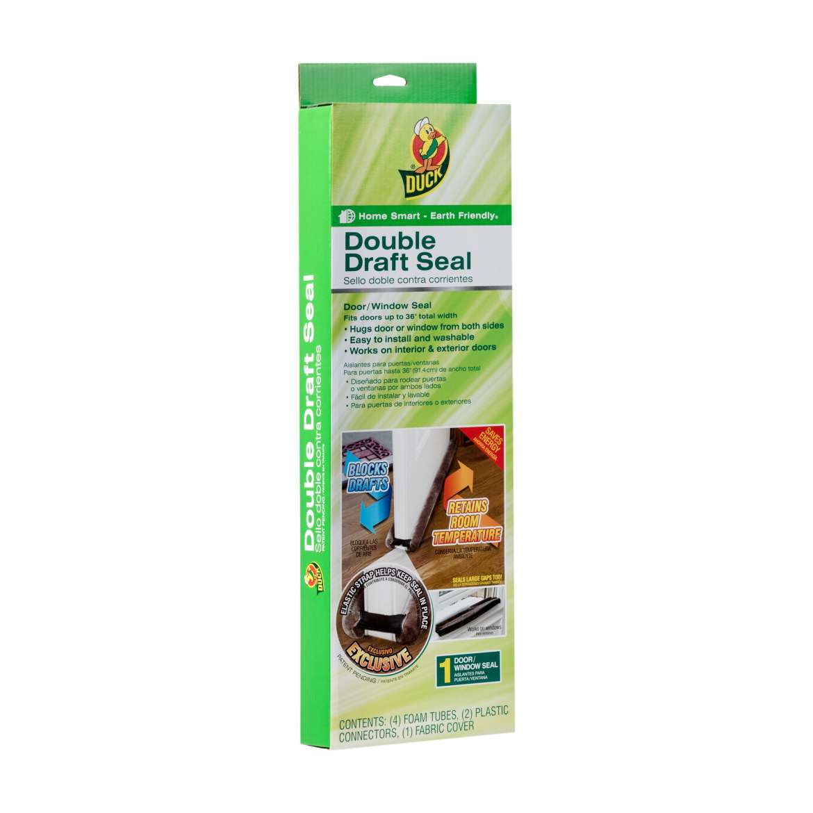 Duck® Brand Double Draft Seal - Dark Gray, Fits up to 34 in. wide Image