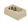Surface Raceway Low Voltage Junction Box 1-gang Electric Ivory