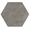 Earthenware Stratus 9×10 Split Hex Mosaic Matte