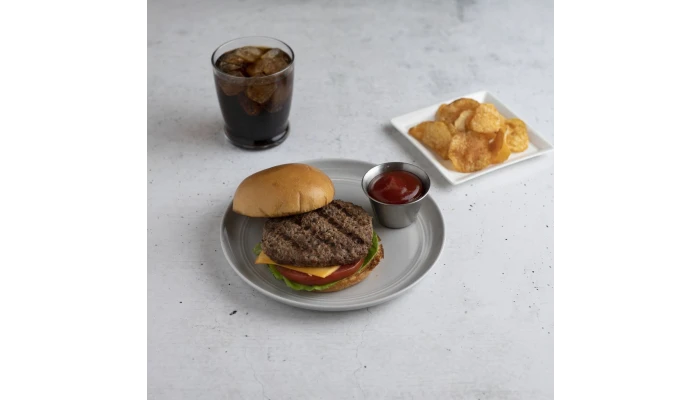 AdvancePierre™ Fully Cooked Flame Grilled Beef Burger, 3oz_image_1