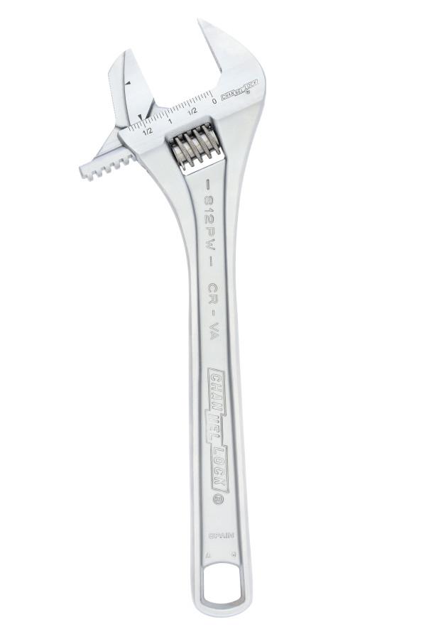 812PW 12-inch Reversible Jaw Adjustable Wrench - Channellock, Inc.