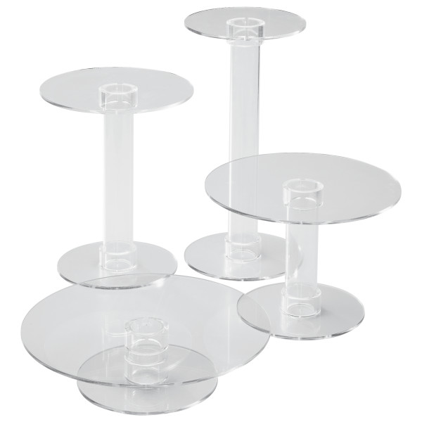 4 Cake Stands Set Cake Stand