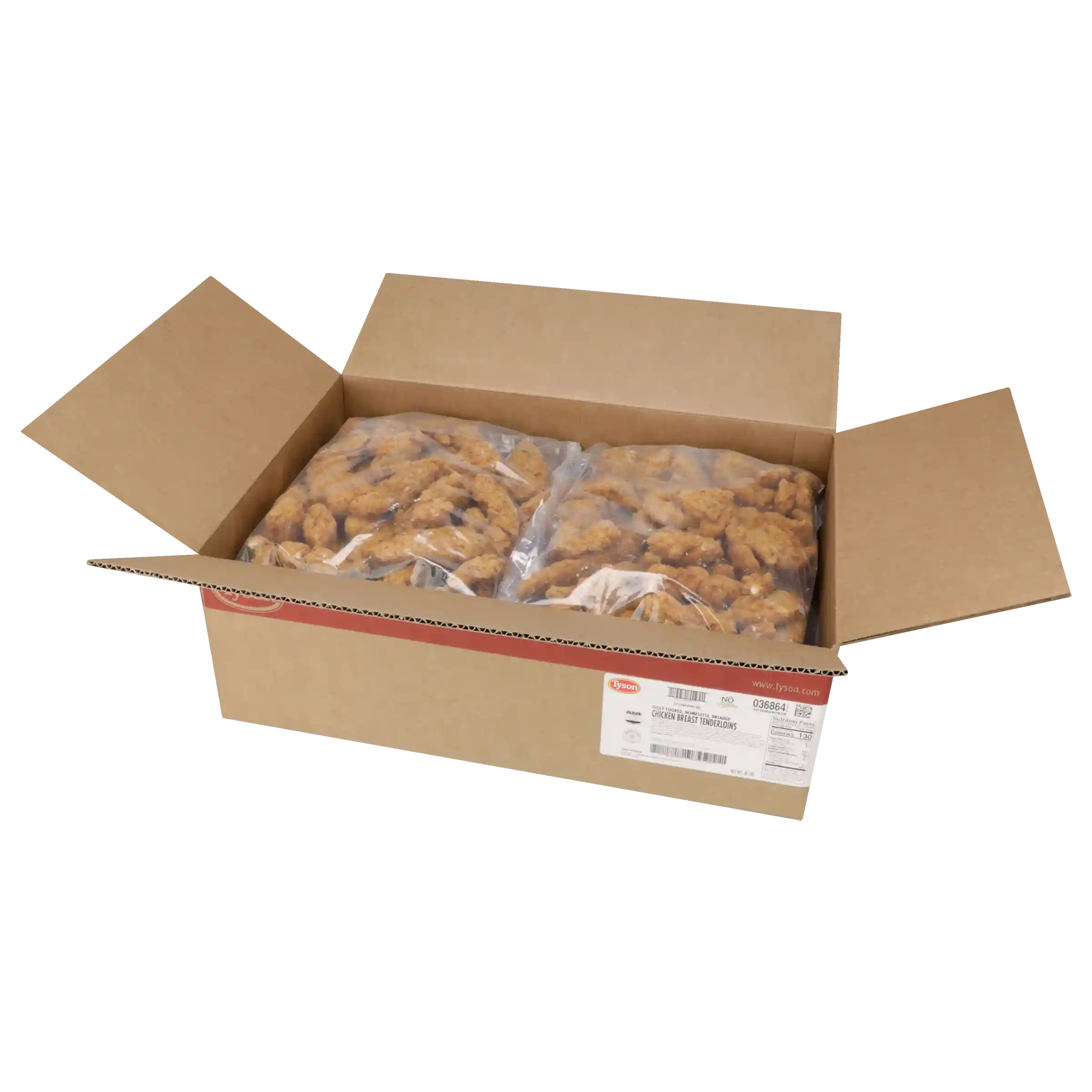 Tyson® Fully Cooked Whole Grain Breaded Homestyle Chicken Tenderloins _image_4