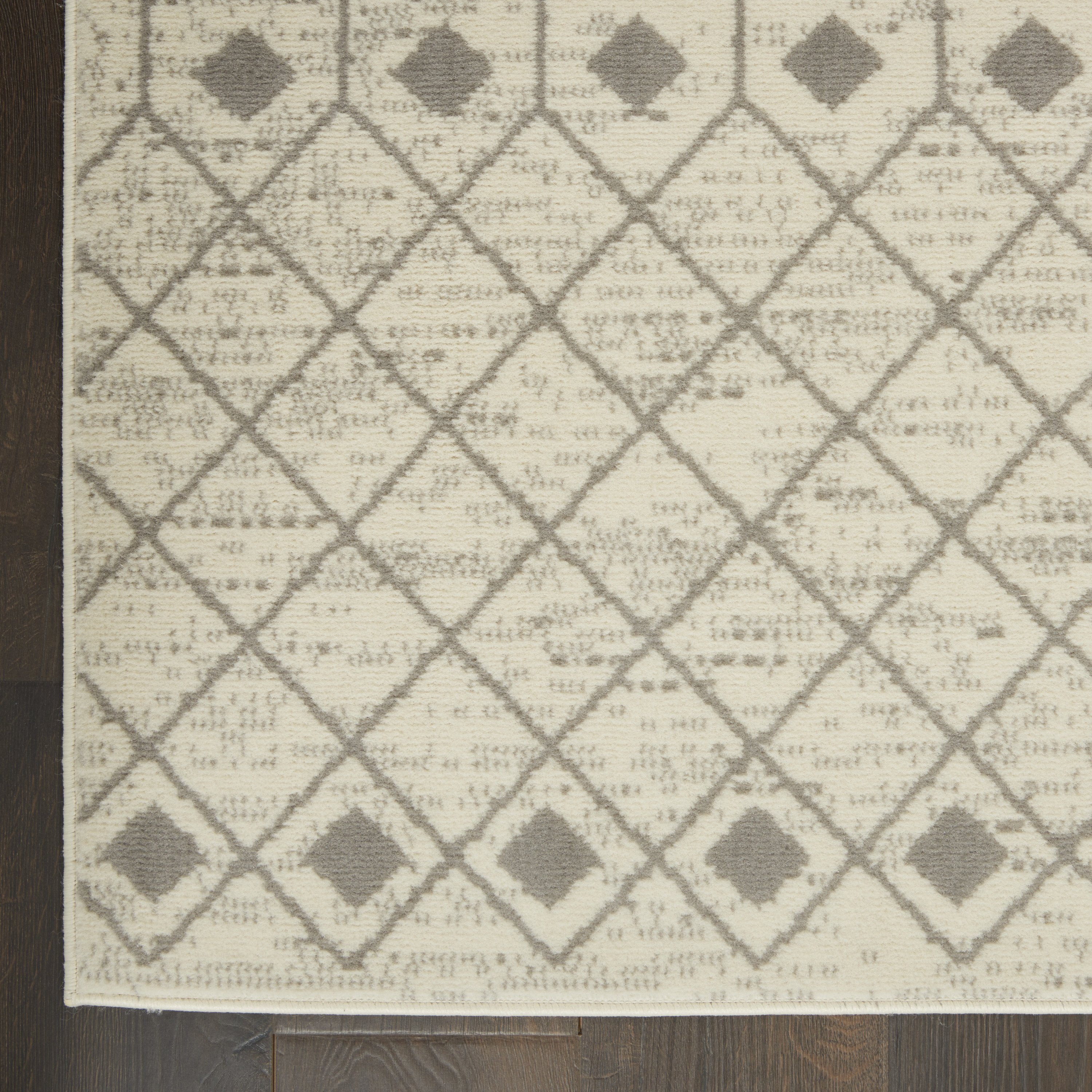 Nourison Grafix 5'3" x 7'3" Ivory Grey Bohemian Indoor Rug
