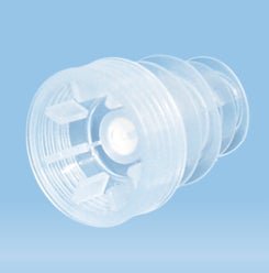 Tube Closure Plug Cap NonSterile Light Blue