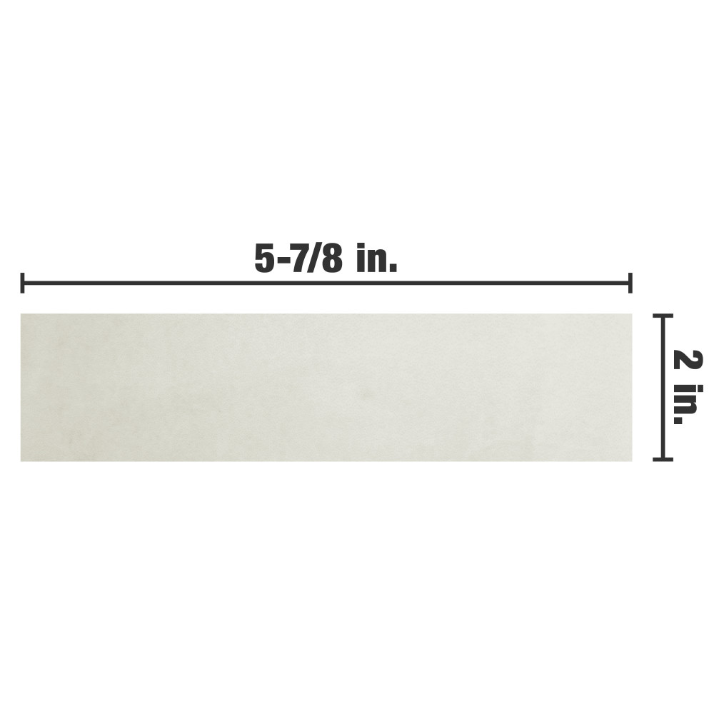 Coco Matte Cloud White 2 in. x 5-7/8 in. Porcelain Floor and Wall Tile