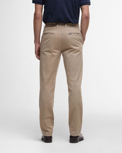 Washed Stretch Tailored Trousers Washed Stone