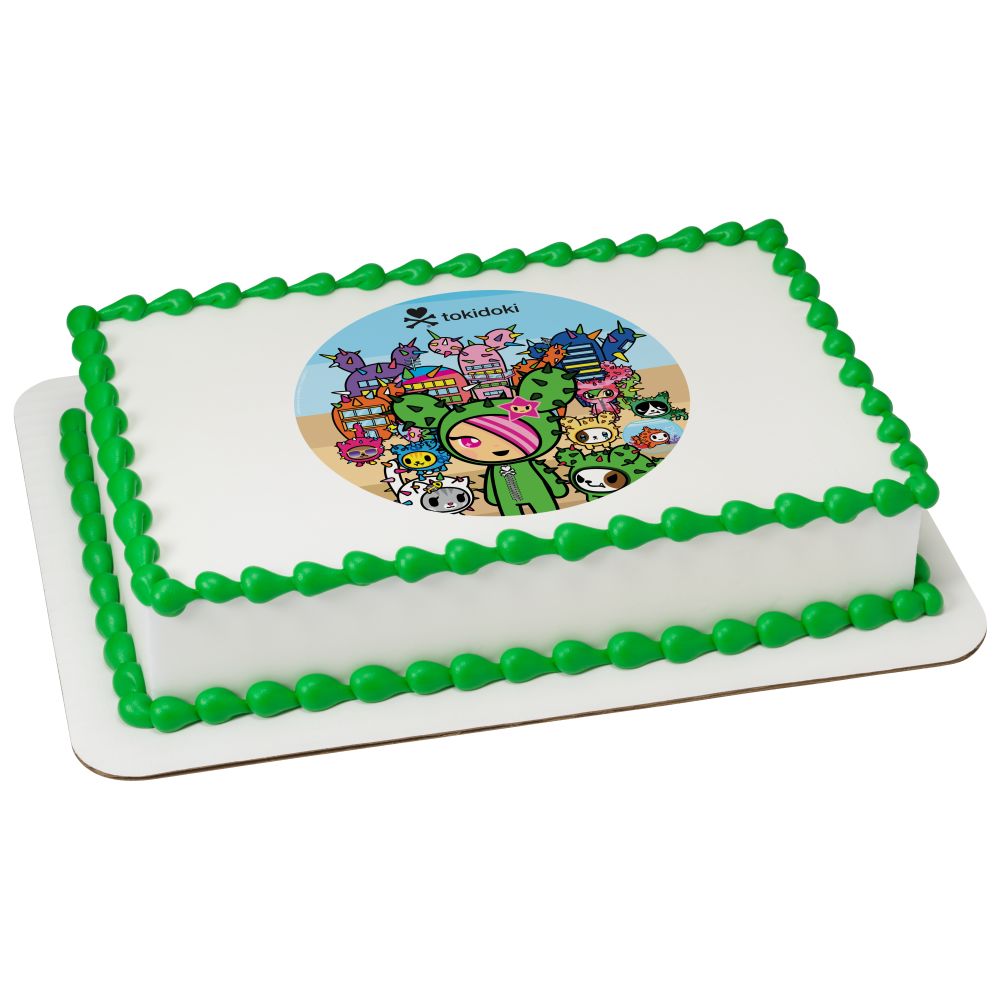 Image Cake Tokidoki Cactus Friends