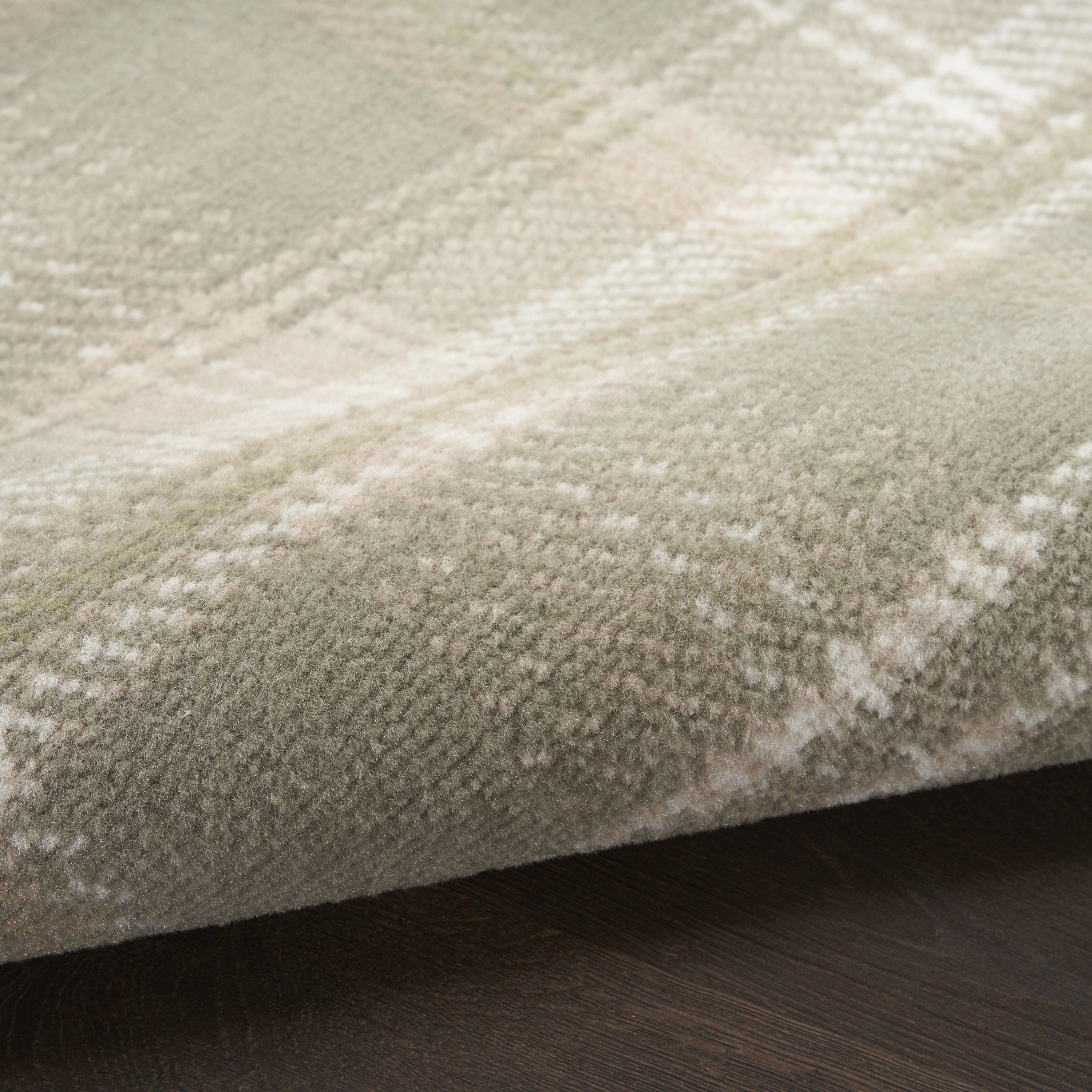 Nourison Grafix 2' x 4' Olive Farmhouse Indoor Rug