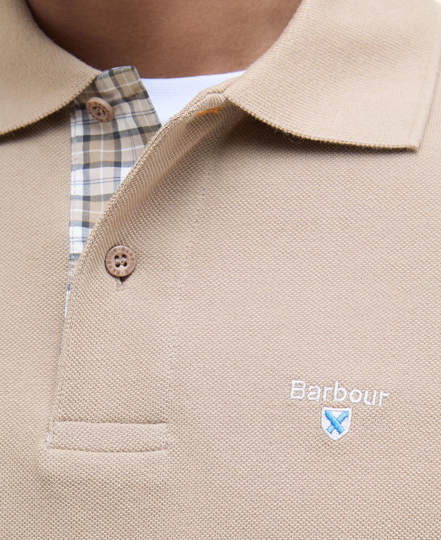 Tartan Pique Polo Shirt image number 4