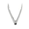 7-inch economy stainless steel utility tongs