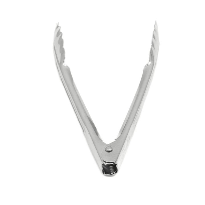 7-inch economy stainless steel utility tongs