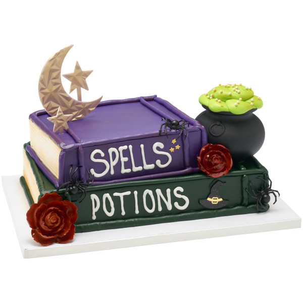 Ghoulish Spider and Web Cupcake Rings