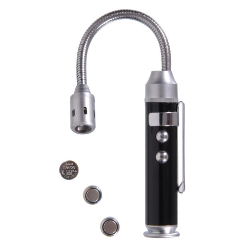 Hillman Laser & LED Light with Flexible Head & Magnetic Base