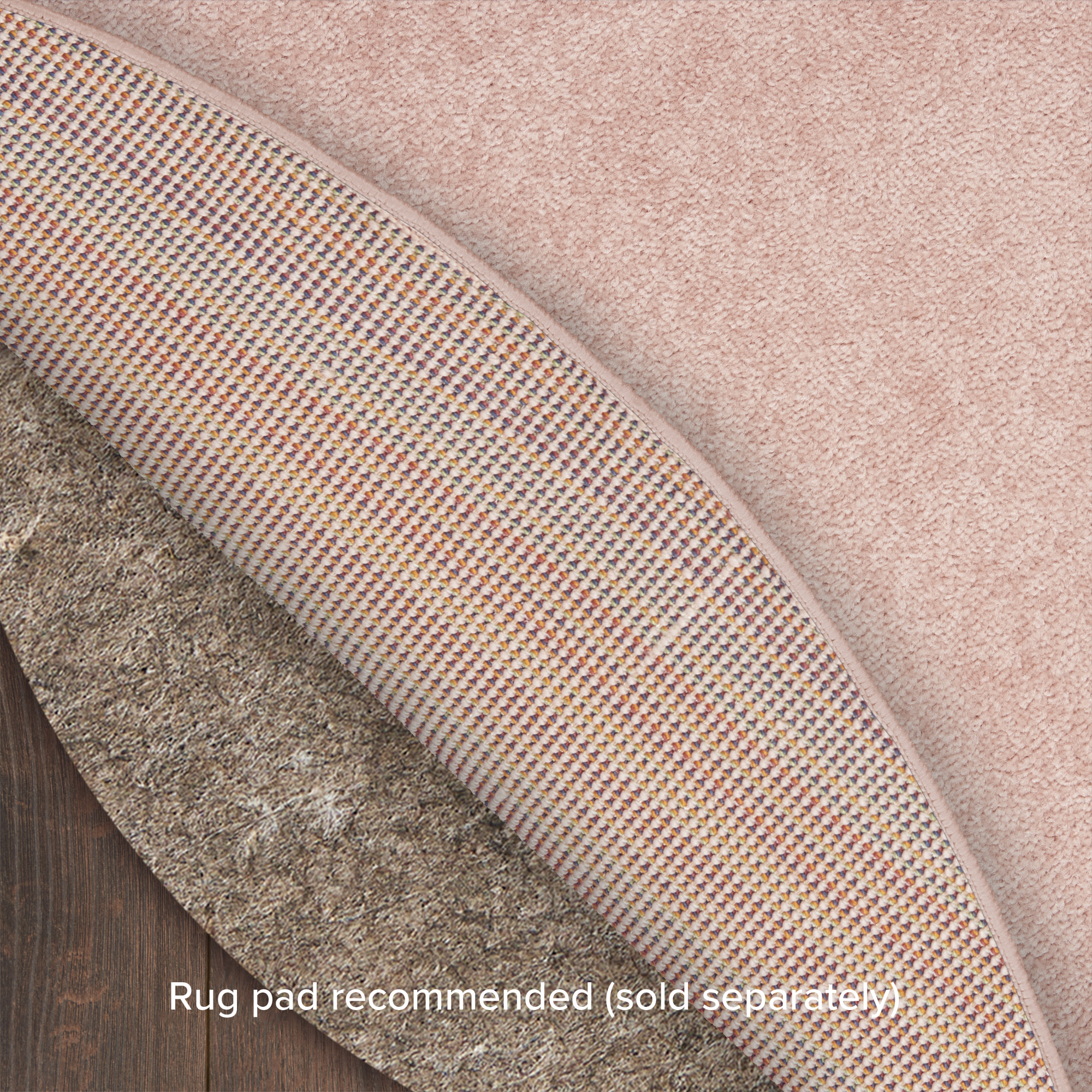 Nourison Nourison Essentials 8' x Round Pink Outdoor Rug