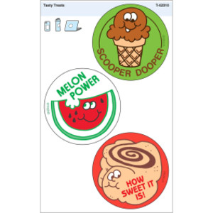 Tasty Treats Vinyl Stickers, Pack of 3