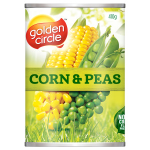 golden circle® corn & peas 410g image