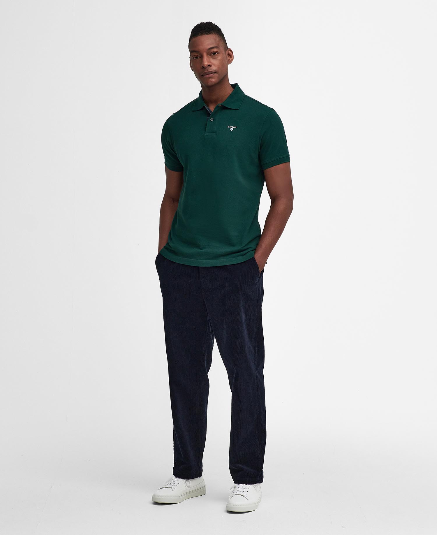 Tartan Pique Polo Shirt image number 1