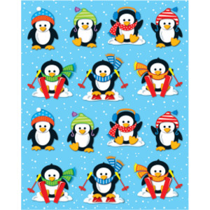 Penguins Shape Stickers, 84 Stickers