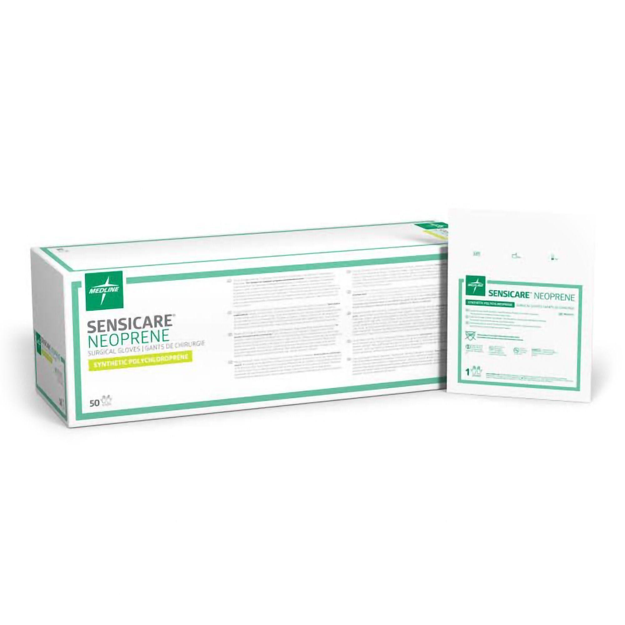 Medline GLOVE, SURG NEOP 7.0 STR SMTH CHEMO (50PR/BX4BX/CS)
