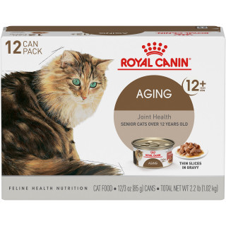 Aging 12+ Thin Slices in Gravy Canned Cat Food