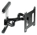 PNR Series Swing Arm Wall Display Mount 9 in. Lateral Shift 42 to 86 in. Screen Size Black 21.2 H x 27.1 W x 3.3 D in.