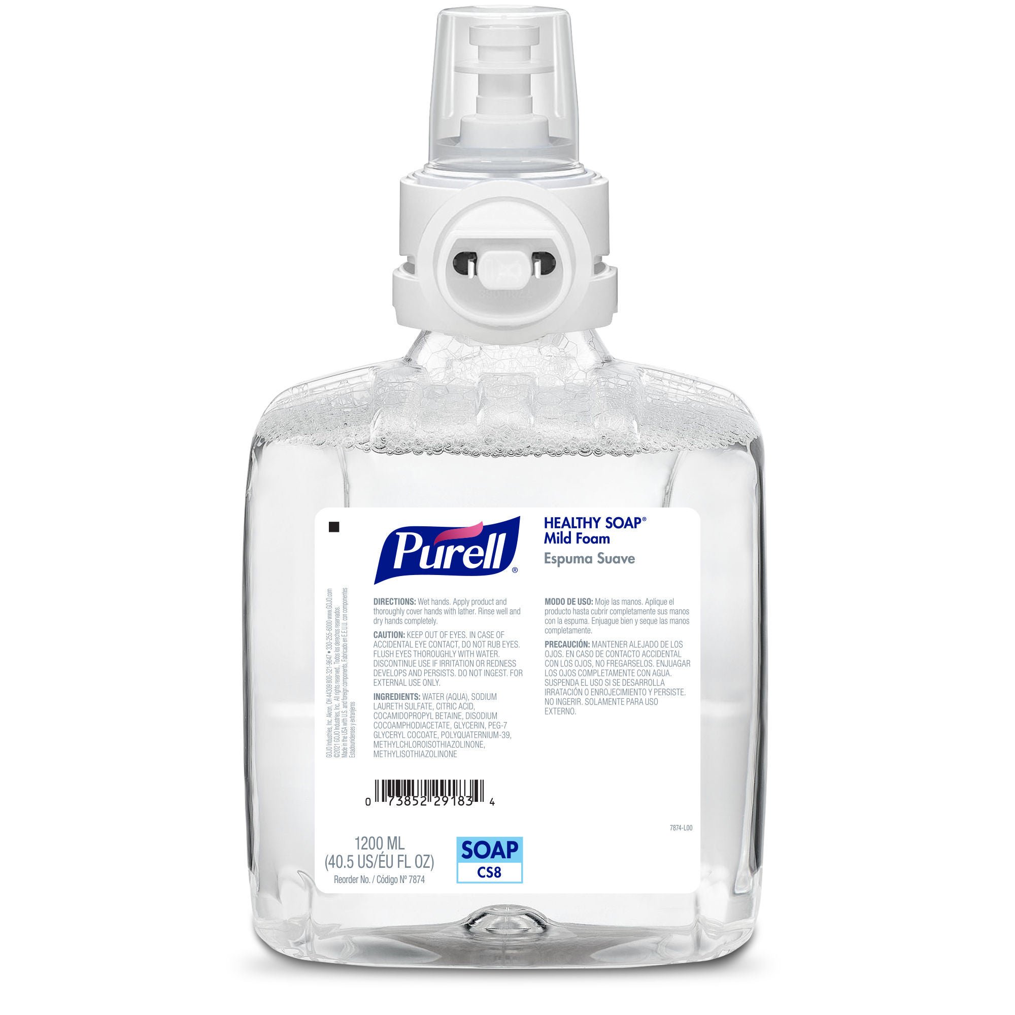 Purell® Healthy Soap® Mild Foam Refill for Purell CS8 Hand Soap Dispensers