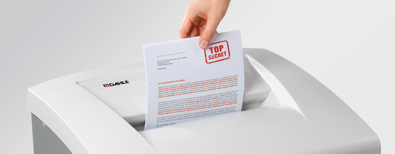 Dahle paper shredders are your best line of defense in preventing unauthorized access to secure information.