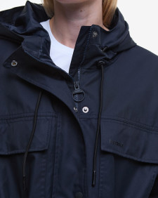 Evie Showerproof Parka Dark Navy