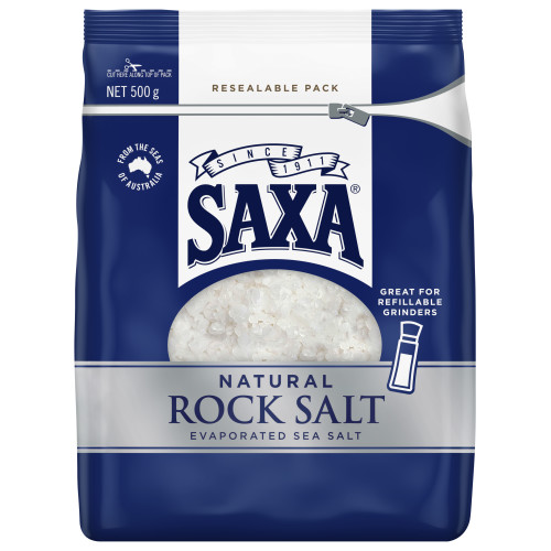  Saxa® Natural Rock Salt 500g 