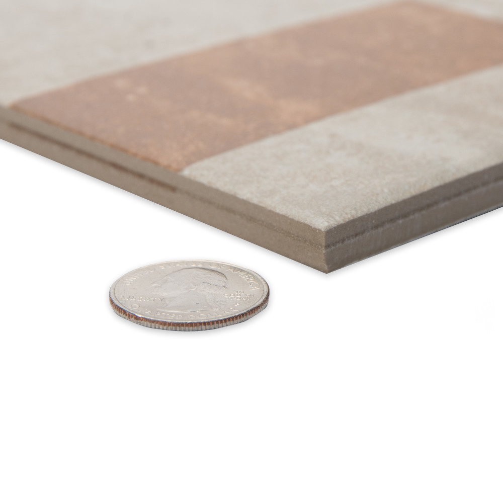 Adagio Decor Element 9-3/4 in. x 9-3/4 in. Porcelain Floor and Wall Tile