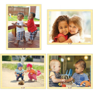 Friends Forever Wooden 4-Puzzle Set