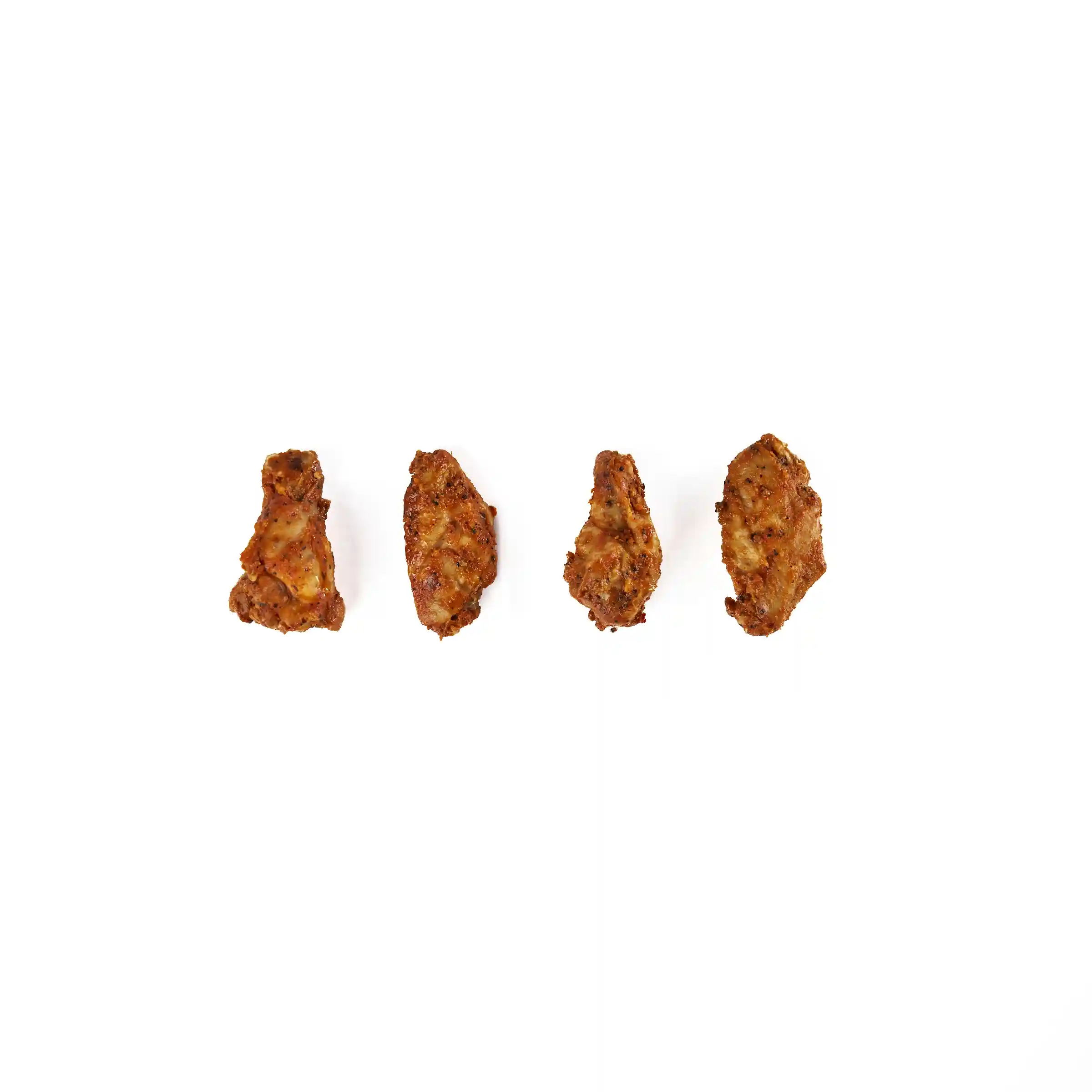 Tyson® Pitmaster Fully Cooked Unbreaded Naturally Smoked Sweet Heat Dry Rub Bone-In Chicken Wing Sections, Jumbo_image_2