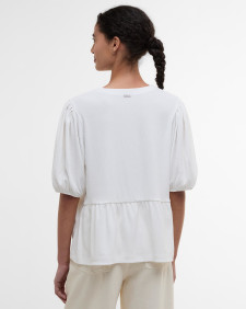 Louise Peplum Blouse Cloud