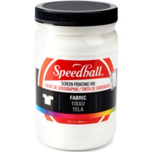 Fabric Screen Printing Ink, 32 oz, White