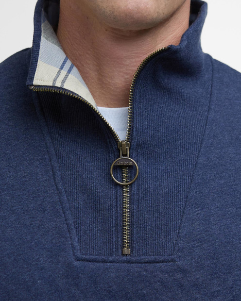 Nelson Half-Zip Sweatshirt Navy Marl