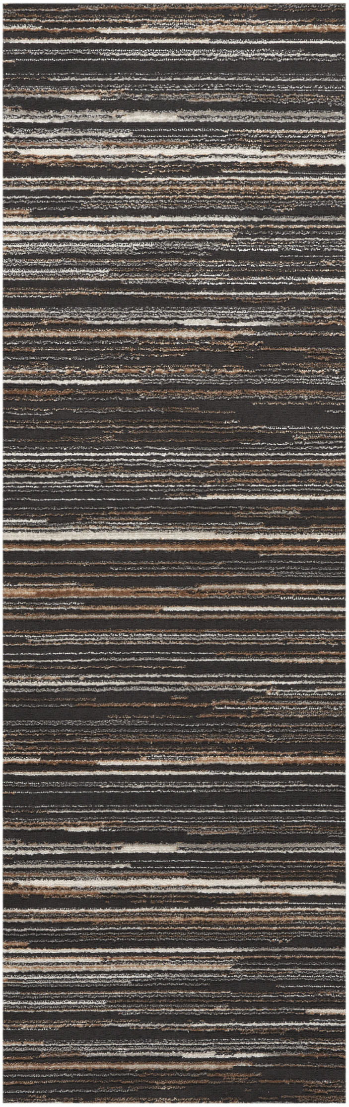 Calvin Klein CK029 Captivating 2'3" x 7'3" Mocha Modern Indoor Rug