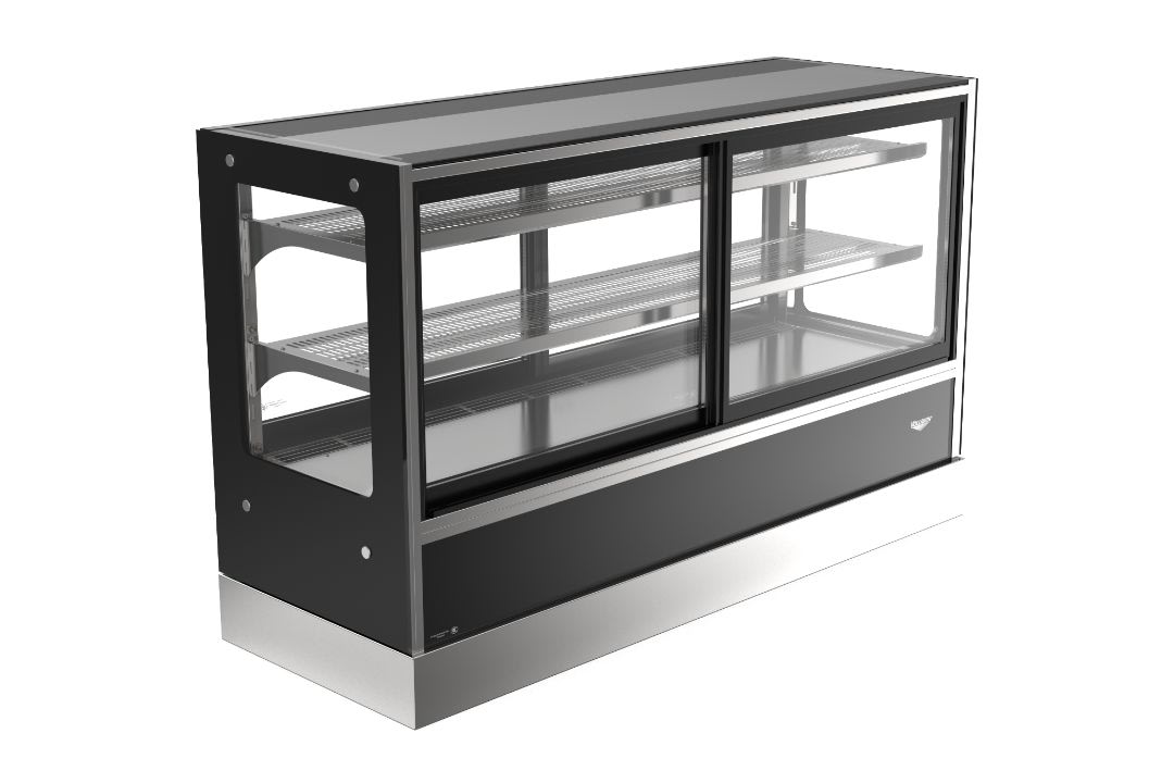 Vollrath RDCCB-60SS - Refrigerated Cubed Display Case, self-service, 59.9