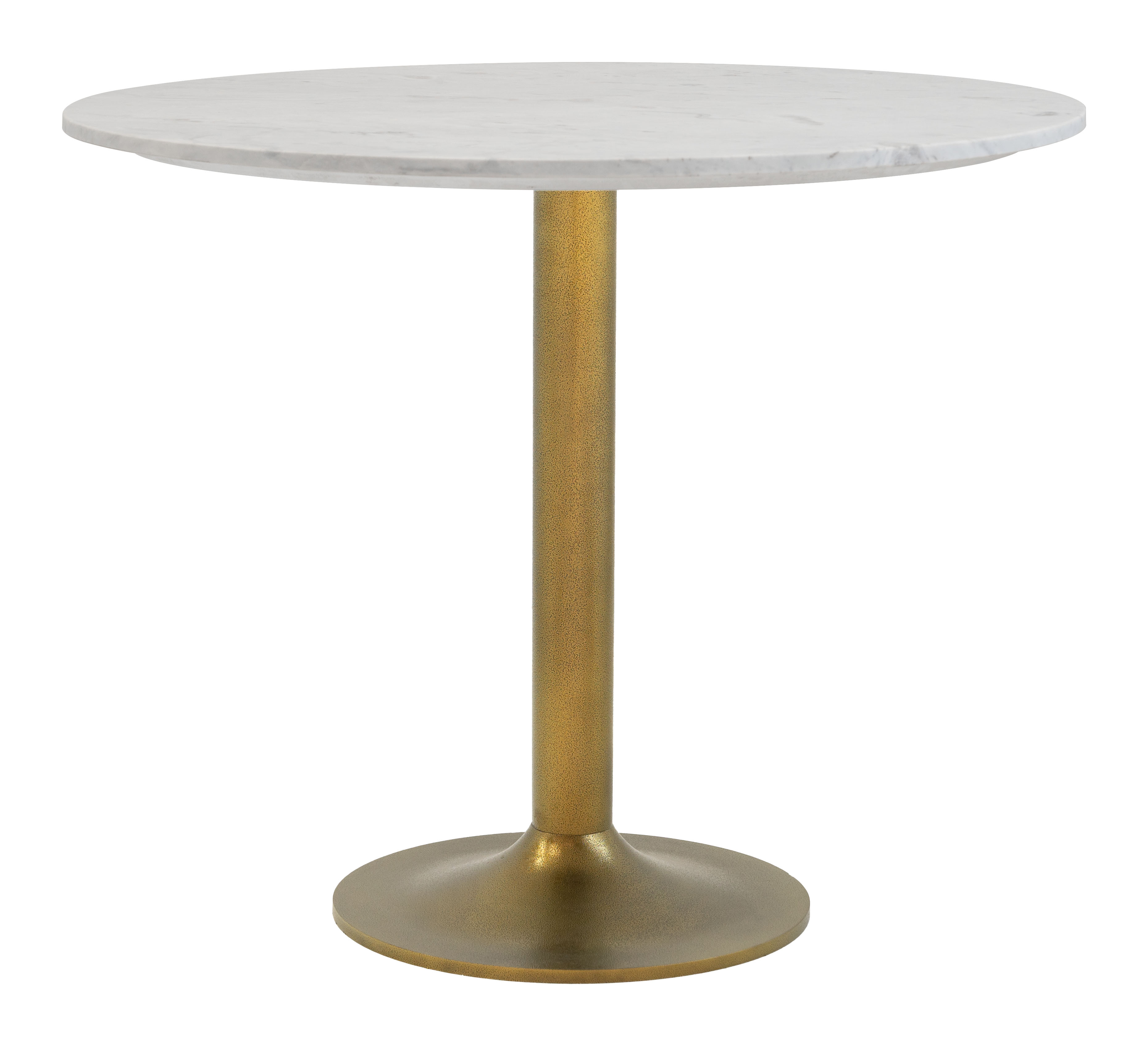 Fullerton Dining Table White & Gold product image