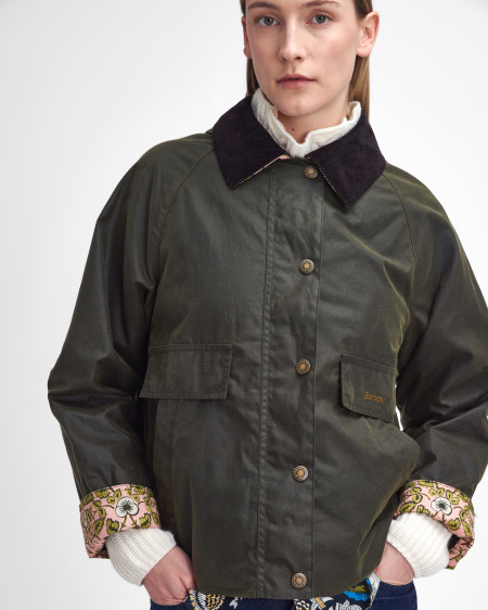 Barbour x William Morris Gallery Rendall Waxed Jacket