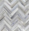 Agate Bari 1×4 Herringbone Mosaic Silk