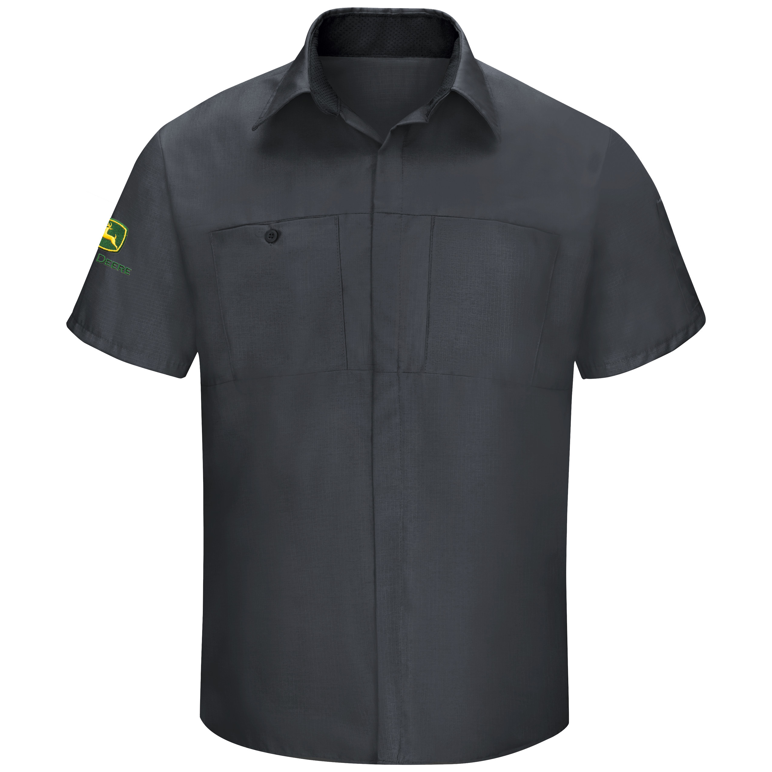 Red Kap Men‘s Short Sleeve Performance Plus Shop Shirt With OilBlok Technology-Red Kap